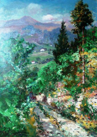Strada per Blessagno 1959 cm 70x50