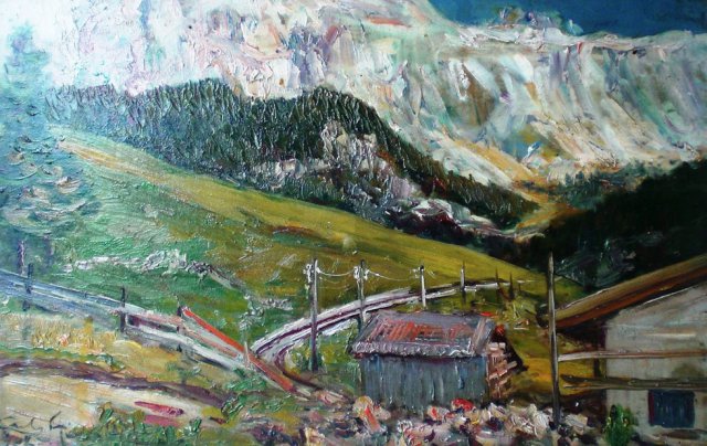 SDelva di Valgardena 1956 cm 36,5x56,5