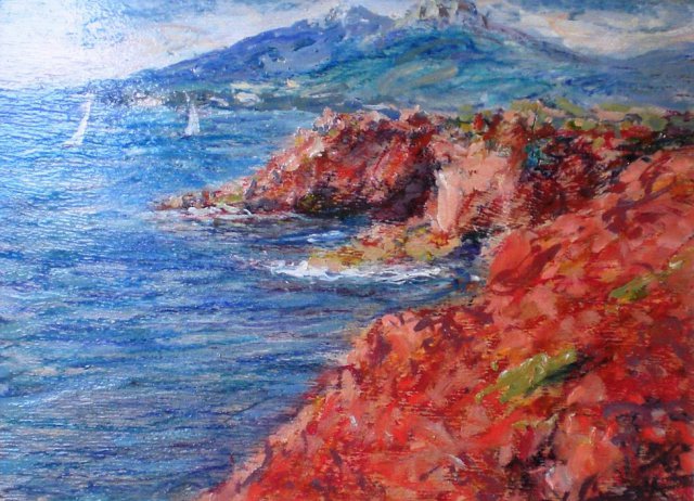 Rocce Rosse sulla Costa azzurra 1965 cm 30x40