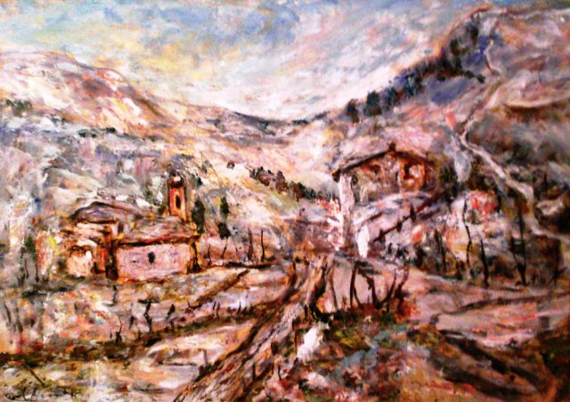 Neve di primavera in alta Brianza 1978 cm 50x70