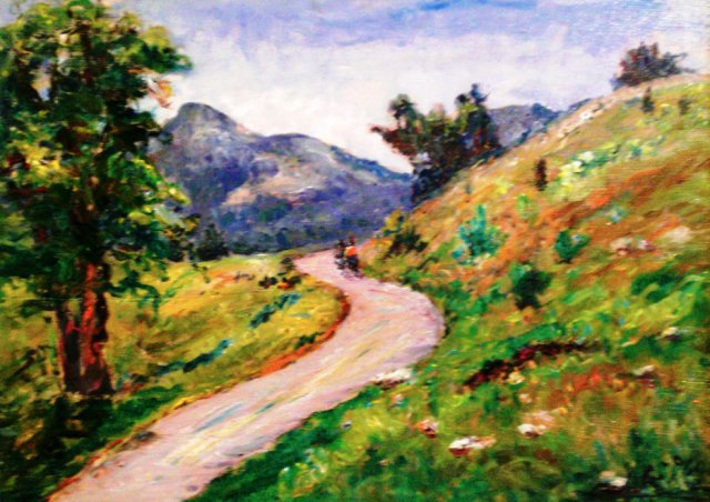 Strada per Veglio Intelvi 1960 cm 50x70